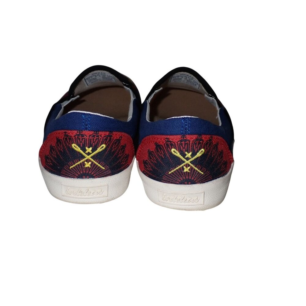 Inkkas Baila Slip On Canvas shoes Mens 9 Boho Artsy ‎ Casual - Picture 5 of 7